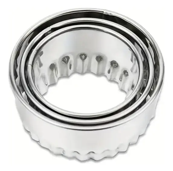 Set cortador redondo estriado acero inoxidable (180-0232) - Imagen 4