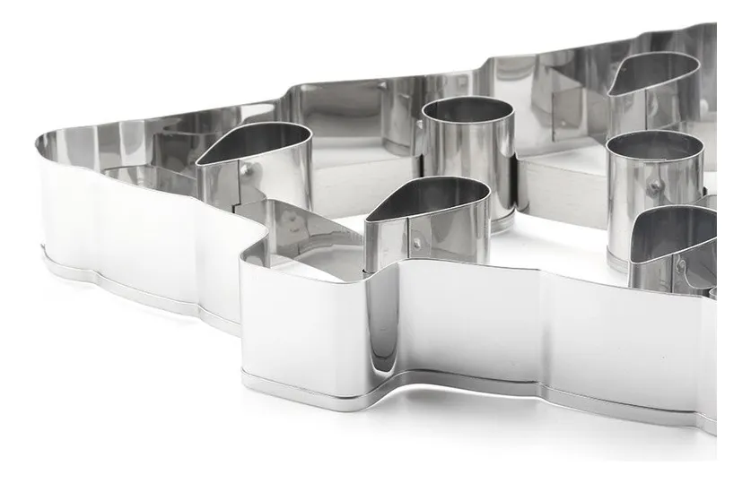 Cortador para galleta pino acero inoxidable navidad (180-1242) - Imagen 3