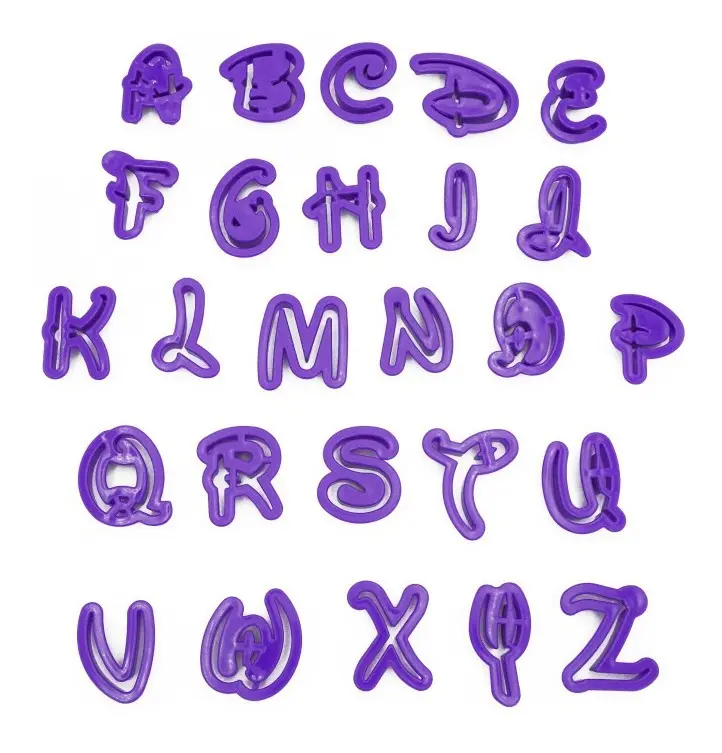 Cortadores de letras 26 pzas (1812-1081)