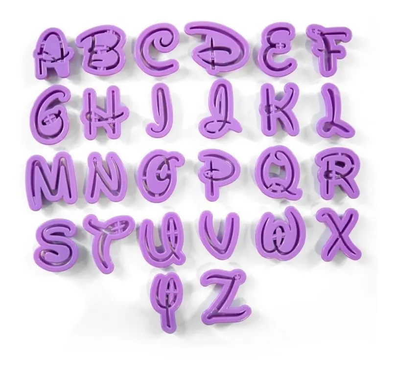 Cortadores de letras 26 pzas (1812-1081) - Imagen 3