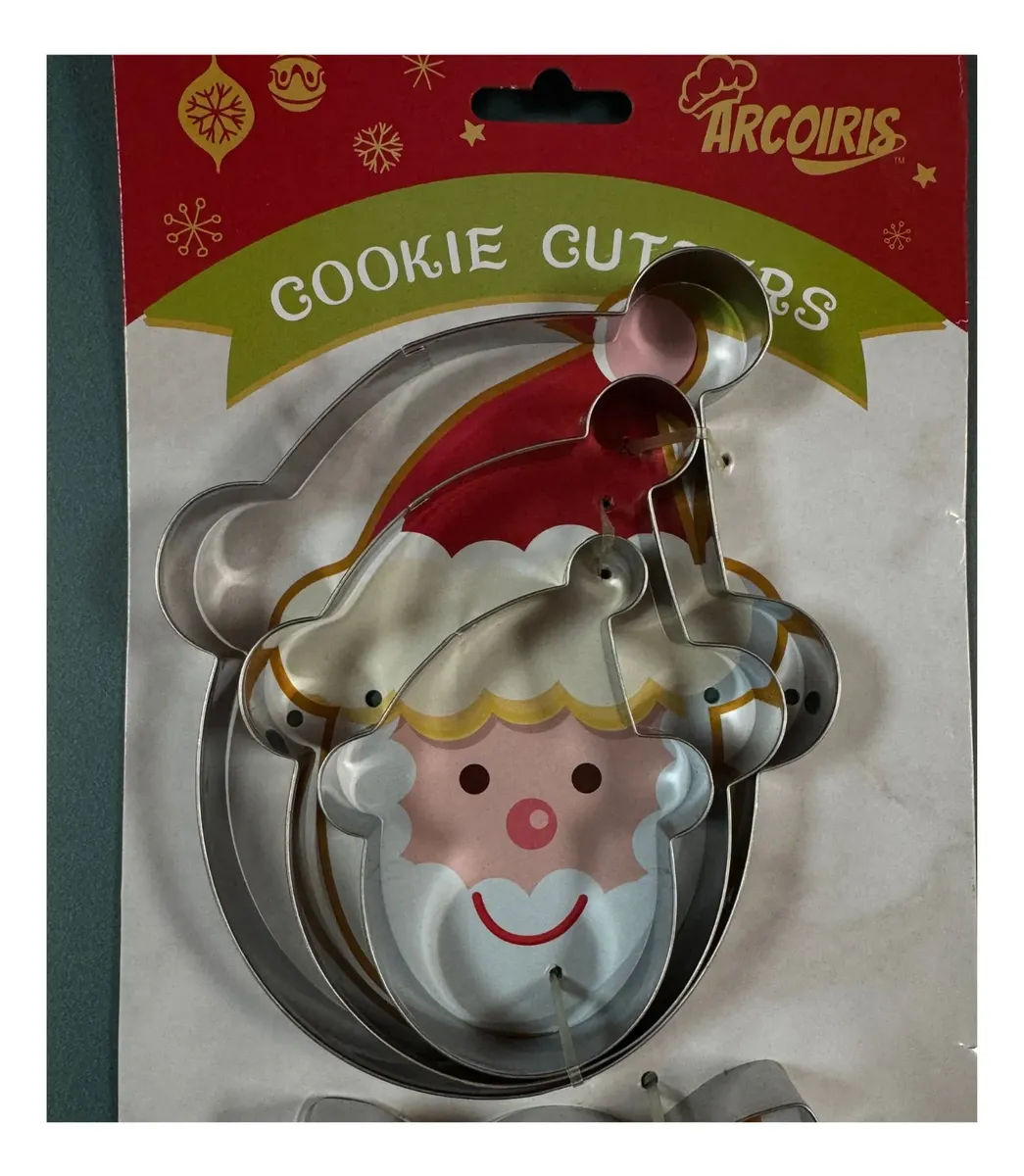 Set de 3 cortadores santa,regalo, reno inox. (200838) - Imagen 5