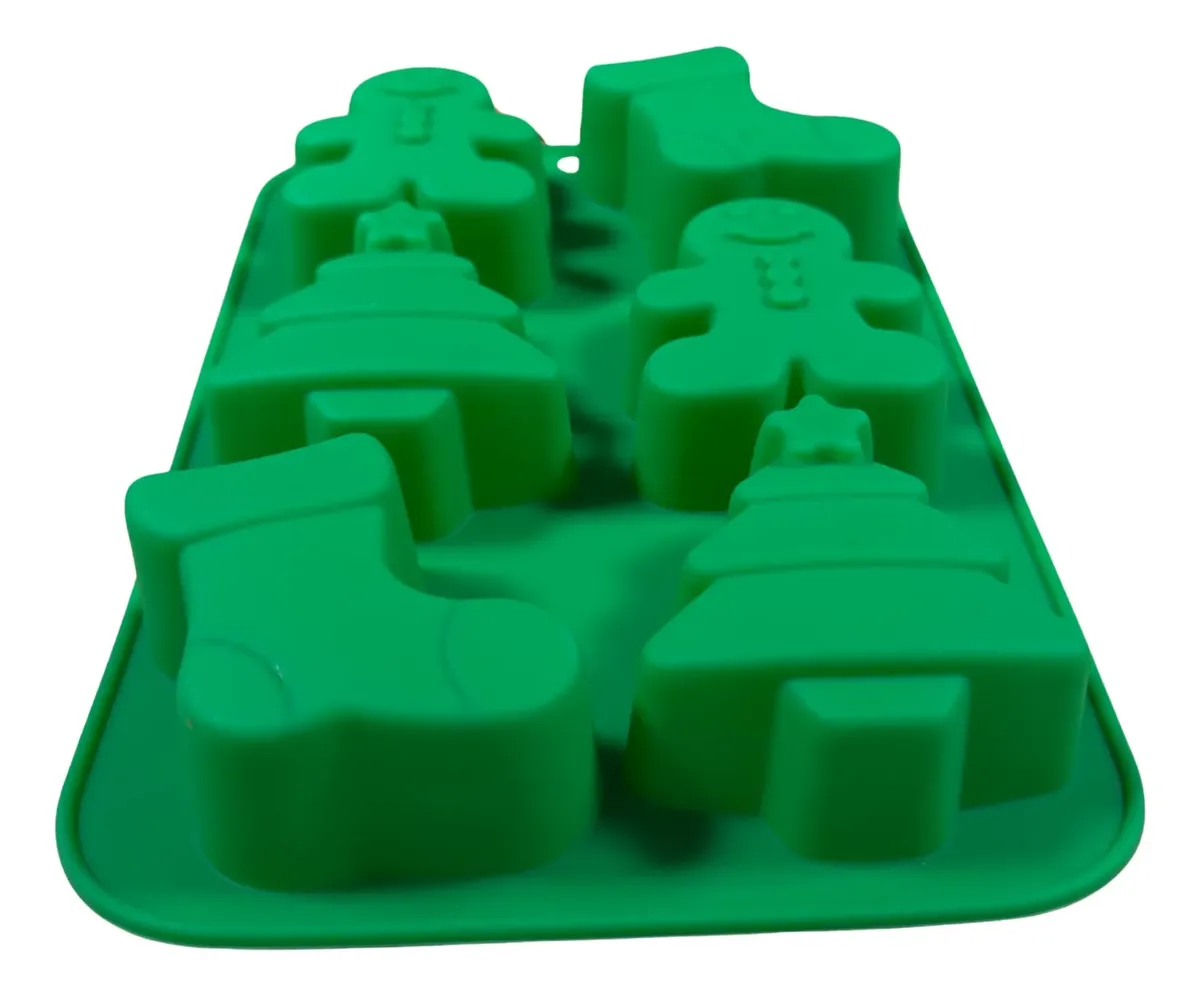 Molde silicón Bota, Arbol, y Niño jengibre c/6 cav (200858) - Imagen 3