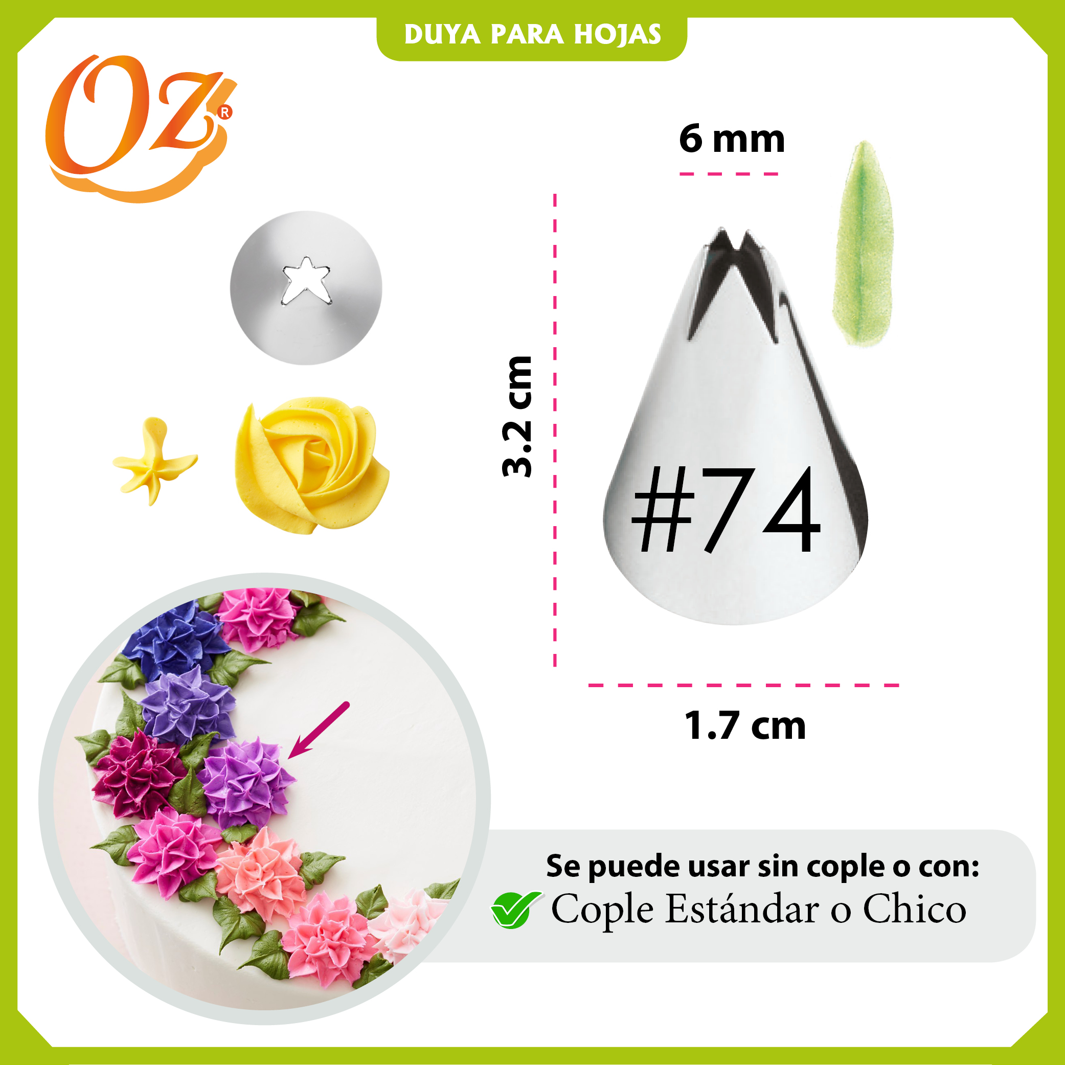 Duya Hoja No. 74 Marca Oz 240-74 - Imagen 2