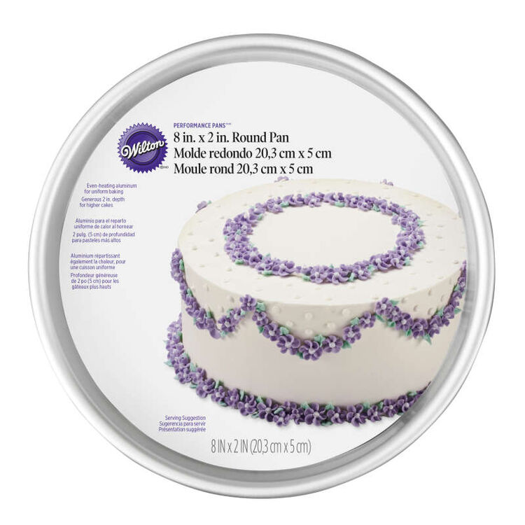 Molde Redondo 8x2'' (20.32x5 cm) Alum Perfo 2105-2193