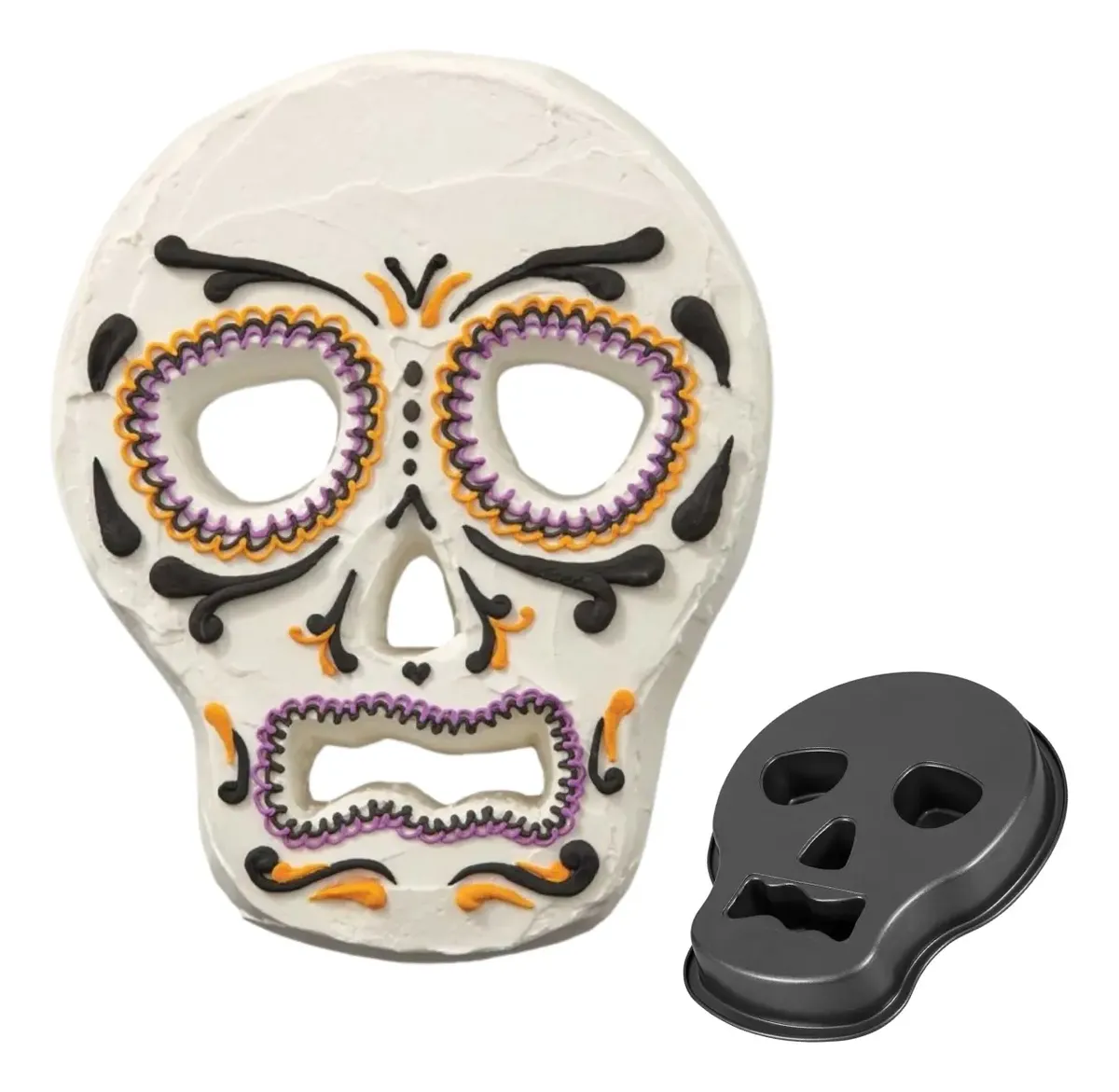 Molde Antiadherente Cabeza de Calavera Halloween (2105-7792) - Imagen 2