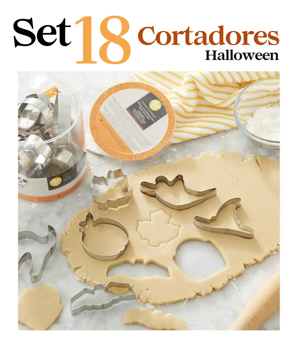 Cortadores para Galletas Halloween c/18 pzas (2308-2014) - Imagen 6