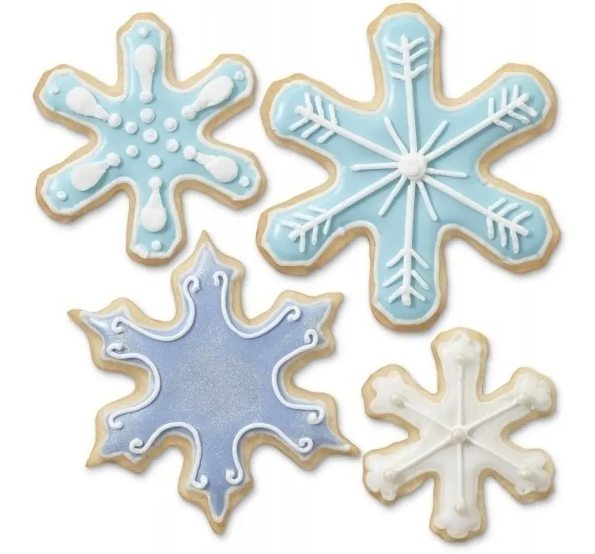 Set De 7 Pzas De Cortador Para Galleta Copos Nieve Navidad (2308-3803) - Imagen 2