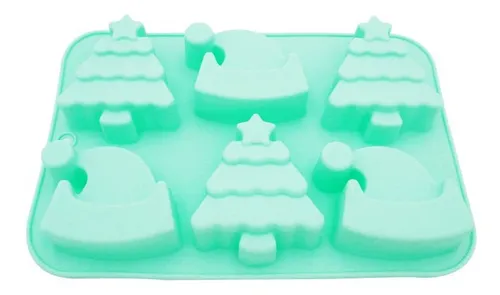 Molde de Silicona para Hornear árbol y Gorro Navidad 2504-1118