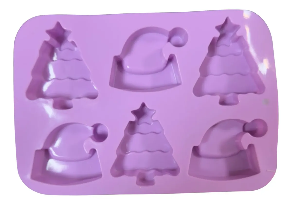 Molde de Silicona para Hornear árbol y Gorro Navidad (2504-1118) - Imagen 2