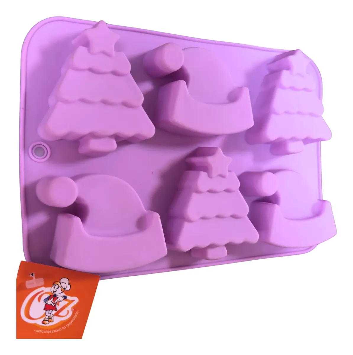 Molde de Silicona para Hornear árbol y Gorro Navidad (2504-1118) - Imagen 4