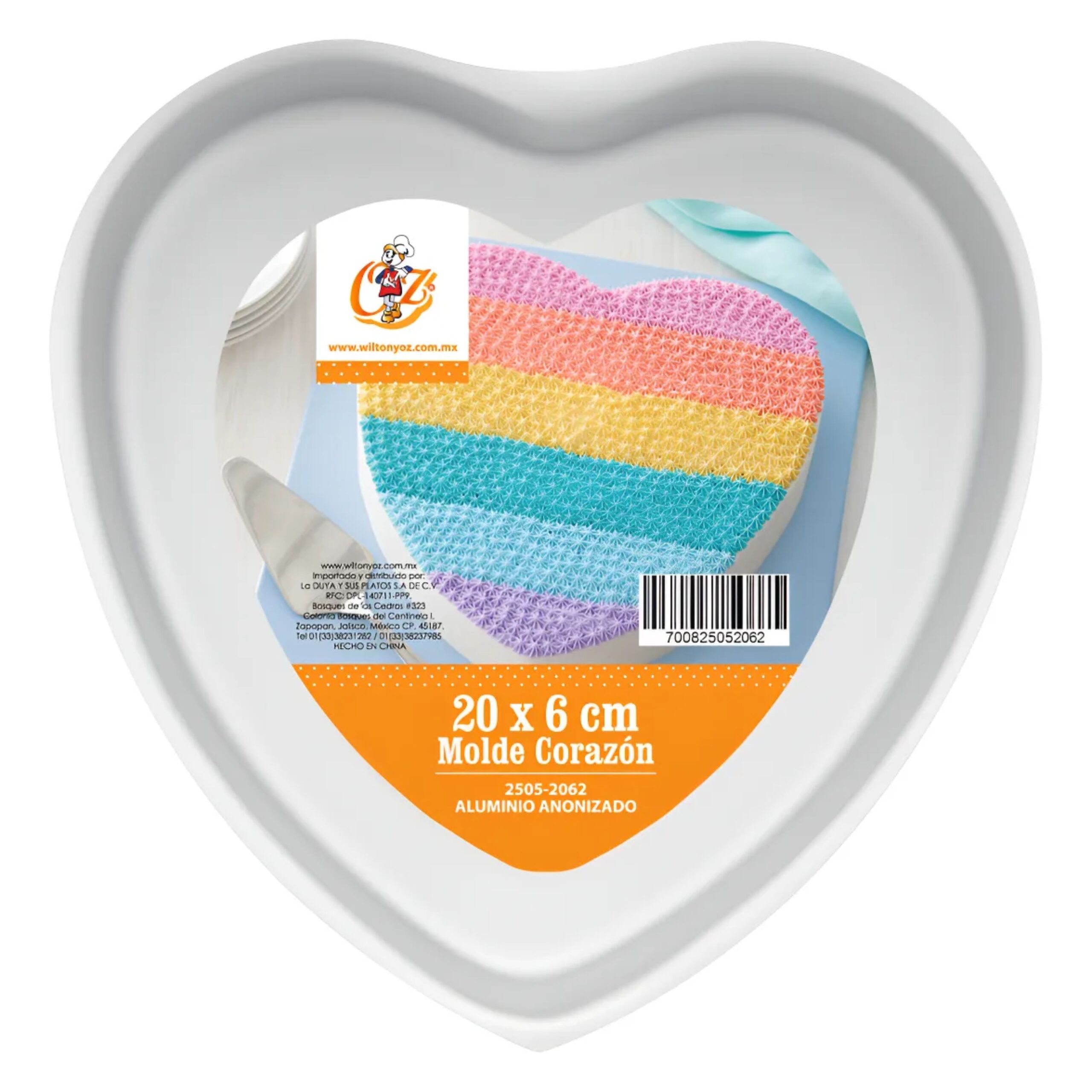 Molde Corazón 20 X 6 cm San Valentín 2505-2062