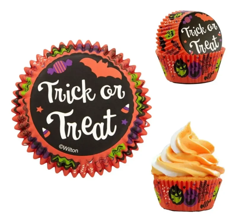 Capacillo halloween para hornear estandar dulce o travesura (415-0-0072)
