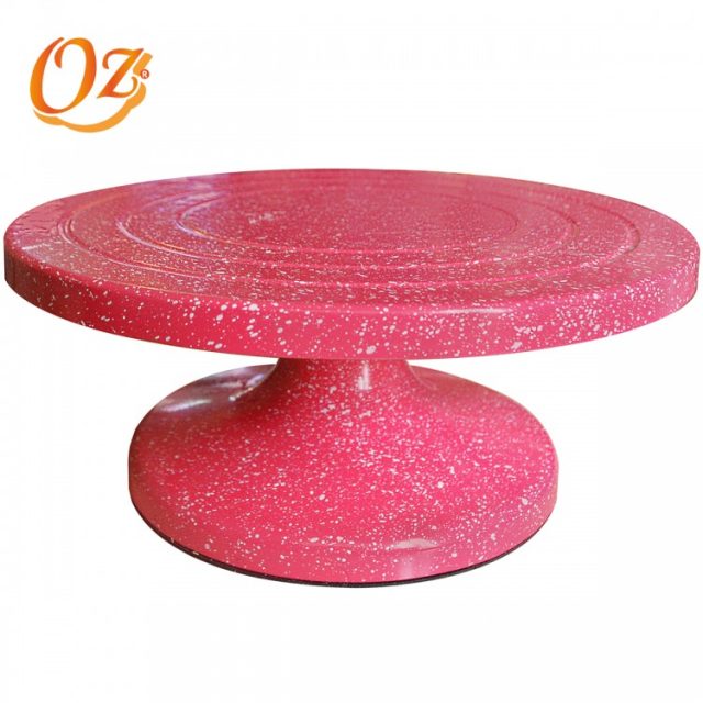 Base Giratoria Plástico Rosa 30 cm TC-045R
