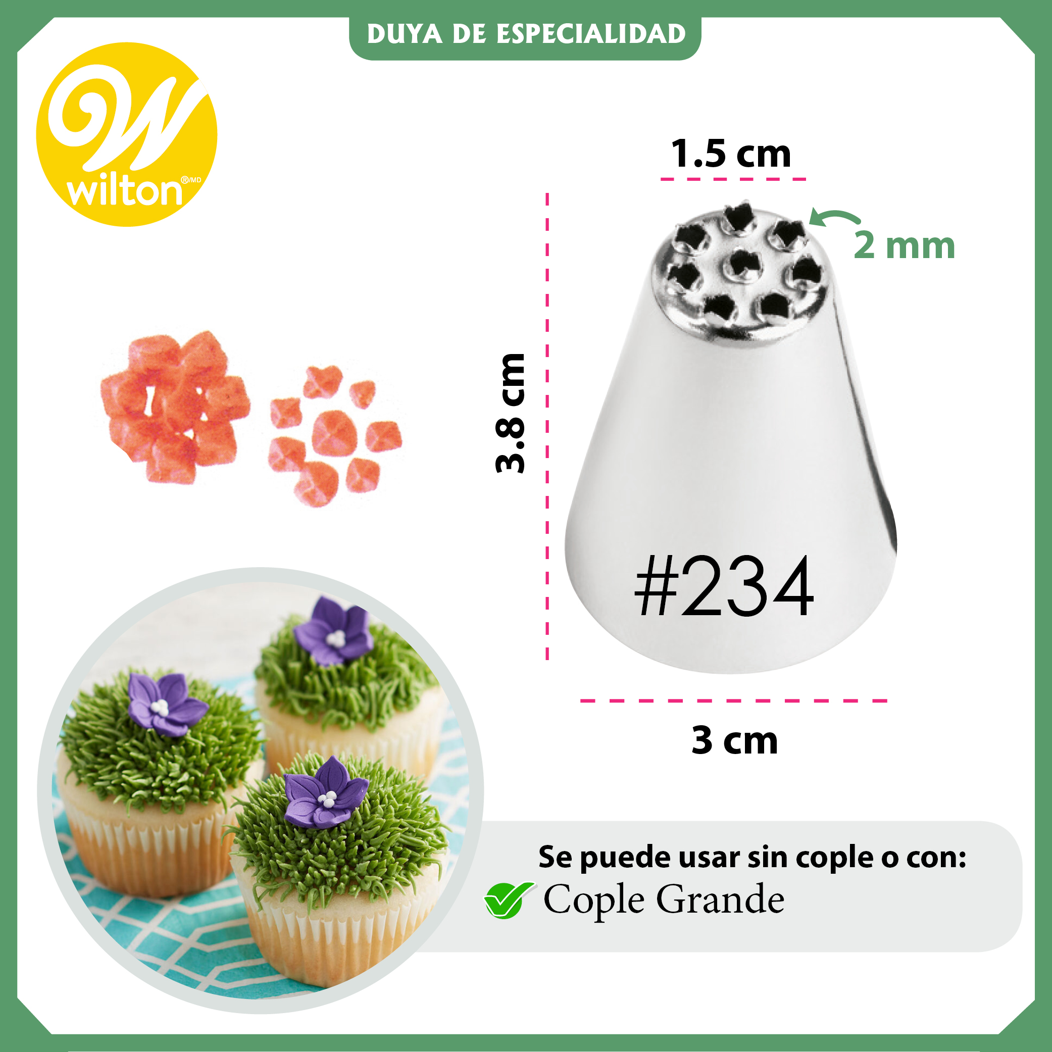 Boquilla de repostería - Duya No. 234 - Imagen 2