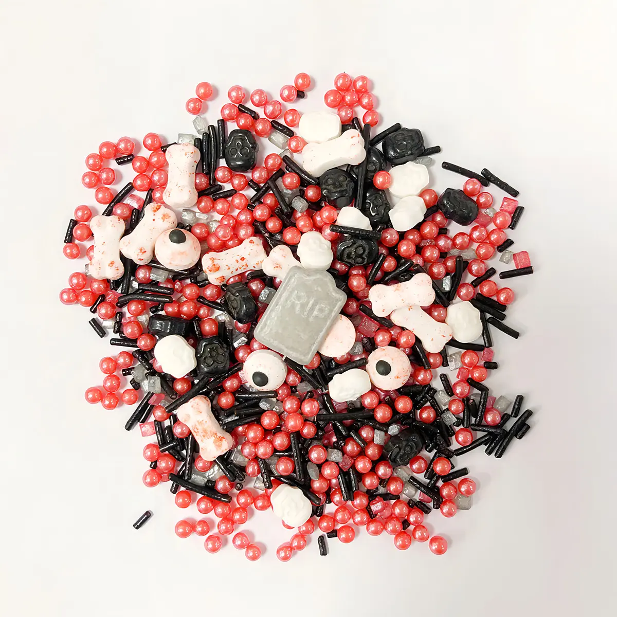 Sprinkles Ojos y Huesos Halloween 80 g Marca Arcoiris (900601) - Imagen 2