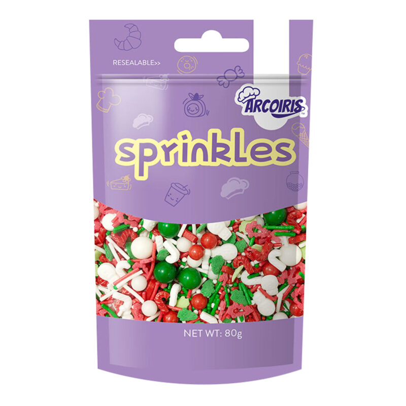 Sprinkles  Mezcla Navideña Bastones y Arboles 80g 900607