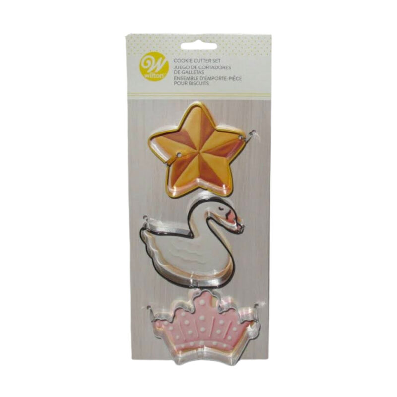 Set de 3 cortadores Estrellas cisne corona (2308-0-0294)