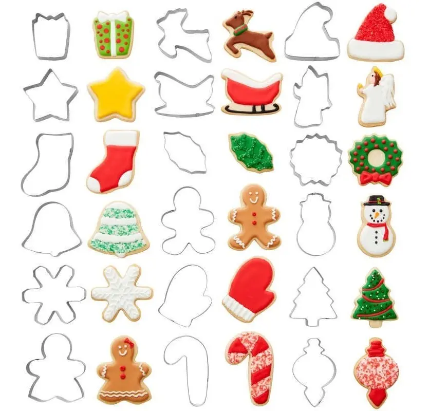 Bote de Cortadores Navideños c/18 pzas (2308-5454) - Imagen 2