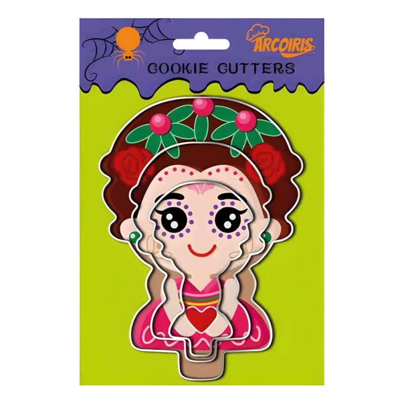 Kit de 3 Cortadores Ni?a con Flores Marca Arco?ris. 201881