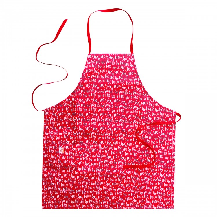 Mandil rojo Adulto HOHO Navidad 1624