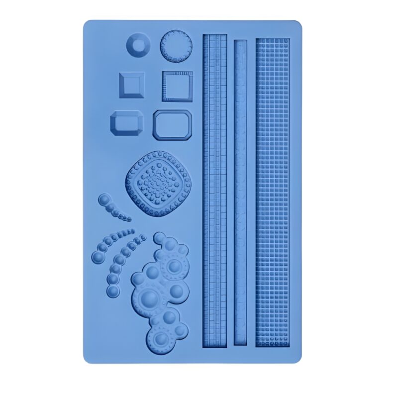 Molde de silic?n para fondant y pasta de goma dise?o joyas Wilton 409-2551