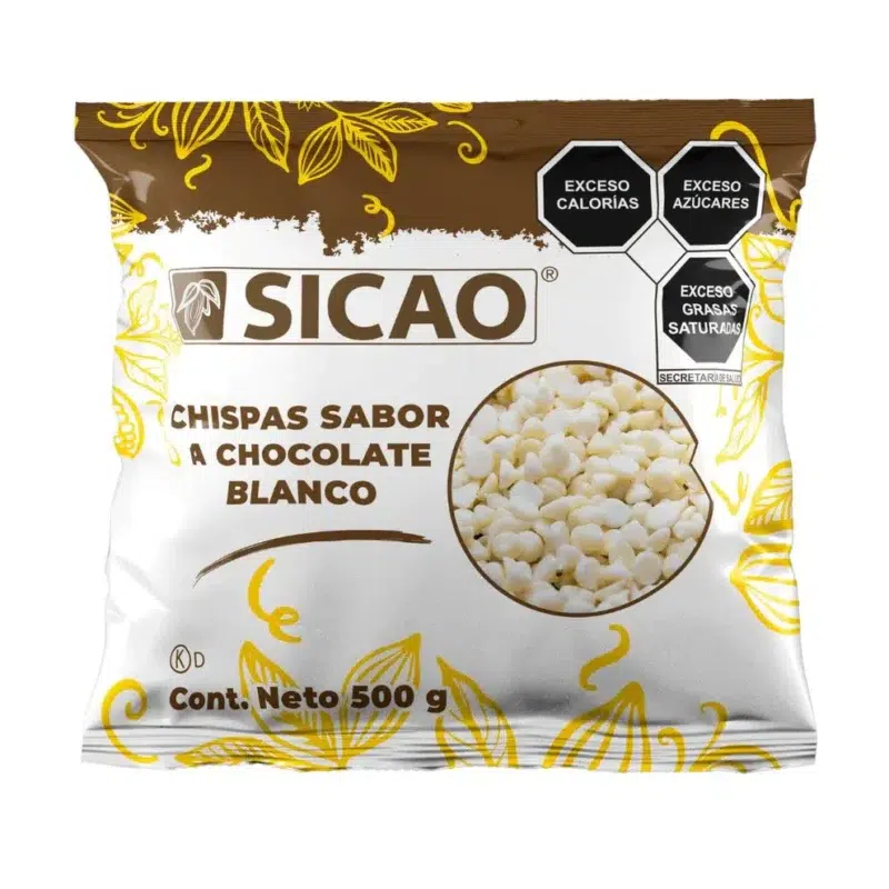 Chispas De Chocolate Blanco Sicao 500gr. (1922-A99)