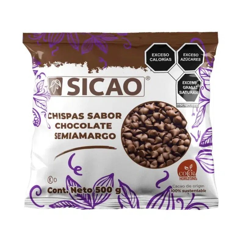 Chispas De Chocolate Semiamargo Sicao 500gr. (2422-A99)