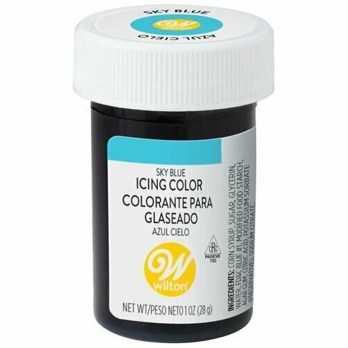Colorante Wilton Comestible Azul Cielo 28.3gr. (04-0-0045)