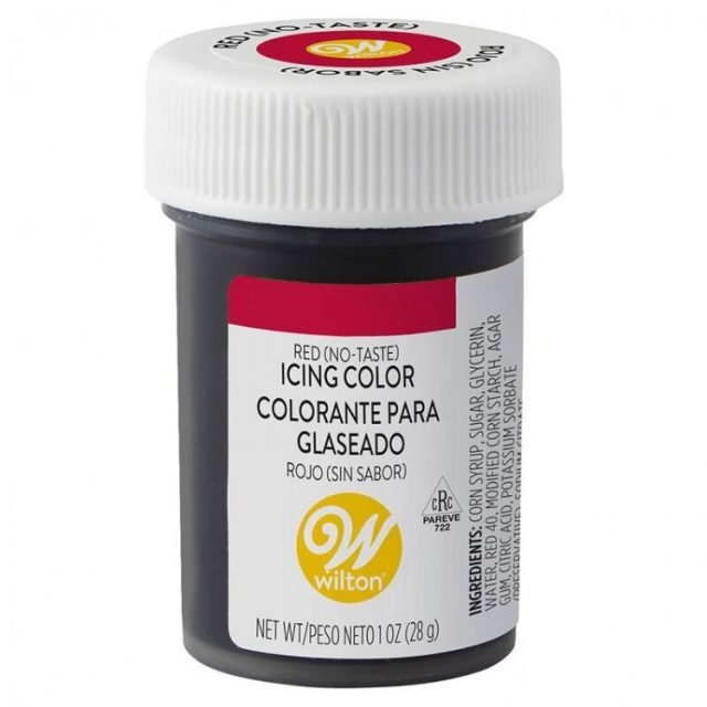 Colorante Wilton Comestible Rojo sin sabor 28.3gr. (04-0-0048)