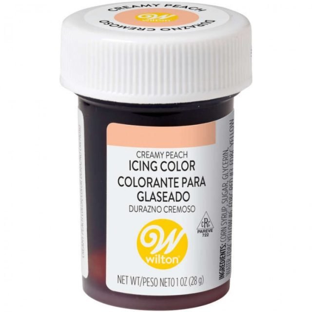 Colorante Wilton Comestible Durazno Cremoso/Creamy Peach 28.3gr. (610-210)