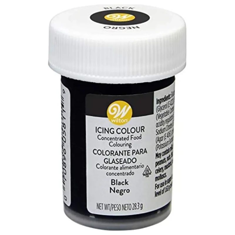 Colorante Wilton Comestible Negro 28.3gr. (610-981)
