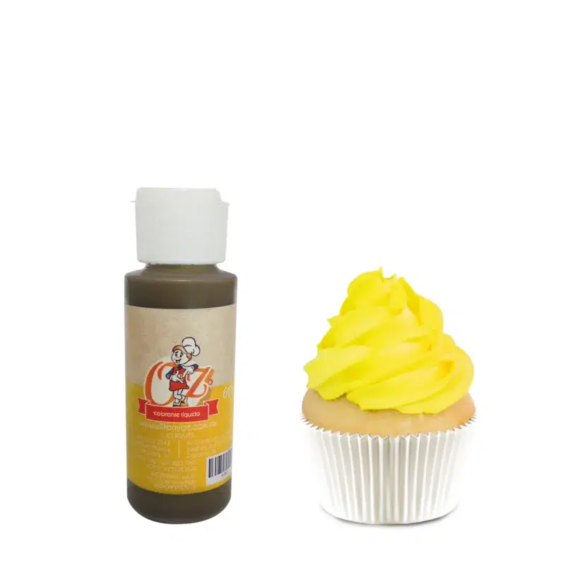 Colorante Oz Comestible en Gel Amarillo Limon 60ml (535)