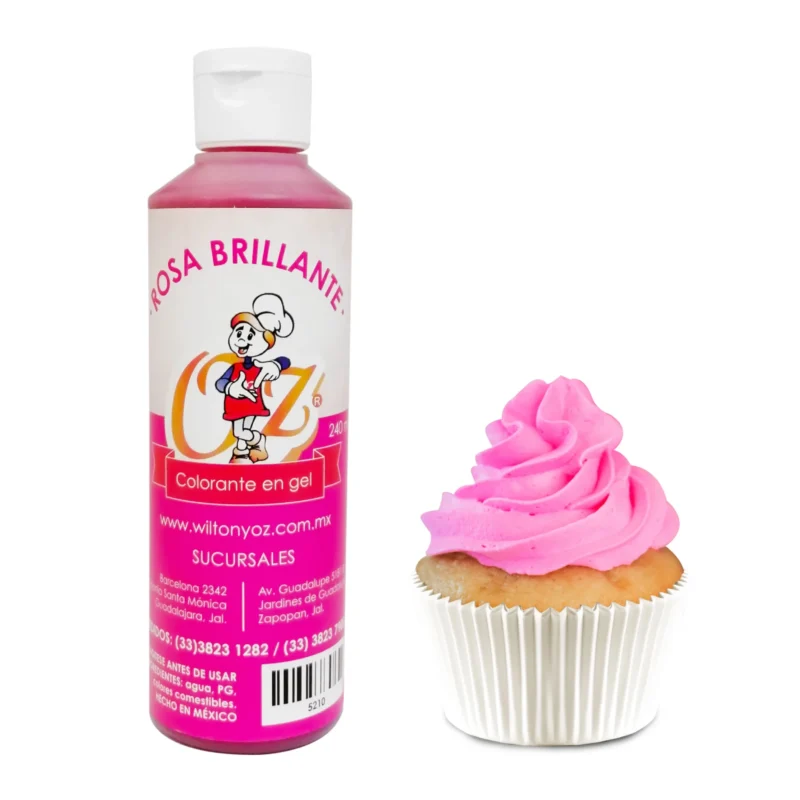 Colorante Oz Comestible en Gel Rosa 240ml (5210)