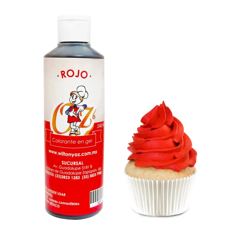 Color Oz Comestible en Gel Rojo 240ml (5211)
