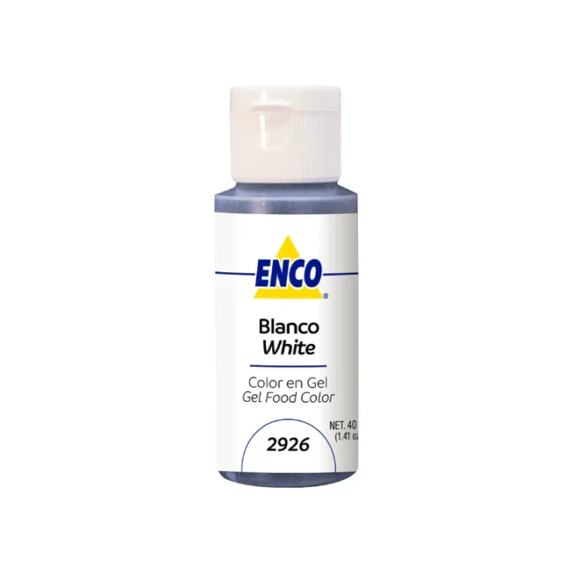 Colorante Enco Comestible Blanco en Gel 40gr. (2926)