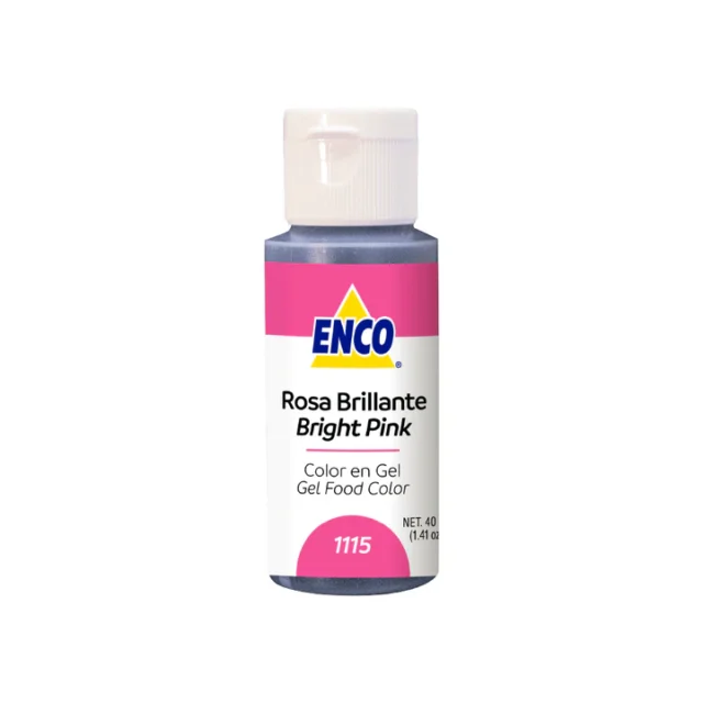 Colorante Enco Comestible Rosa Brillante en Gel 40gr. (1115)