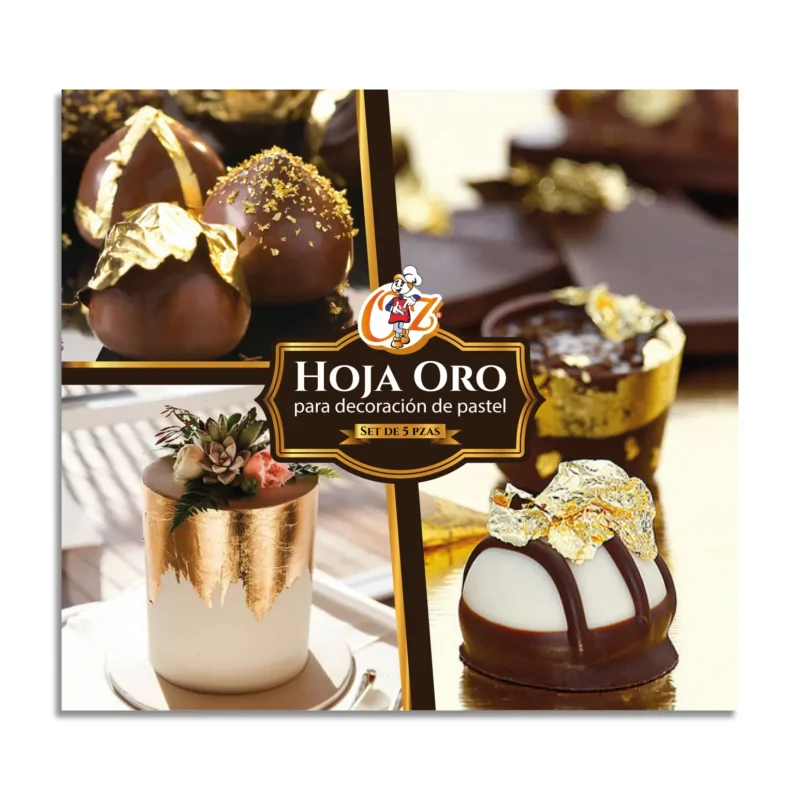 Hoja de Oro grado comestibe 24k oro puro