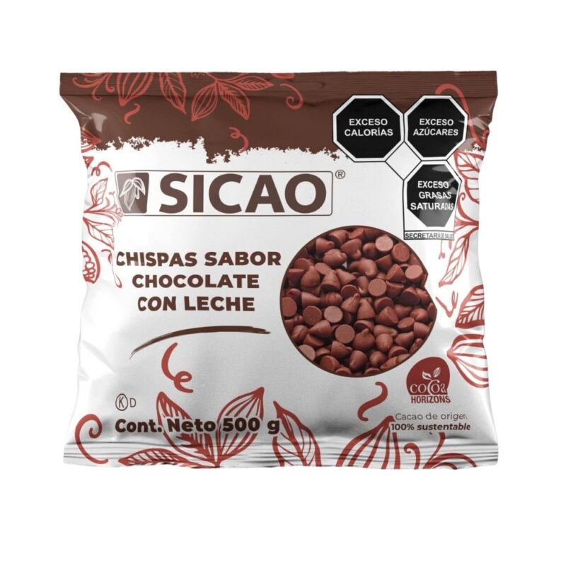 Chispas De Chocolate con Leche Sicao 500gr. (2022-A99)