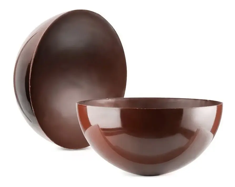 Molde Esfera 3d Para Chocolate Plastico 14 Cm (2504-037) - Imagen 3